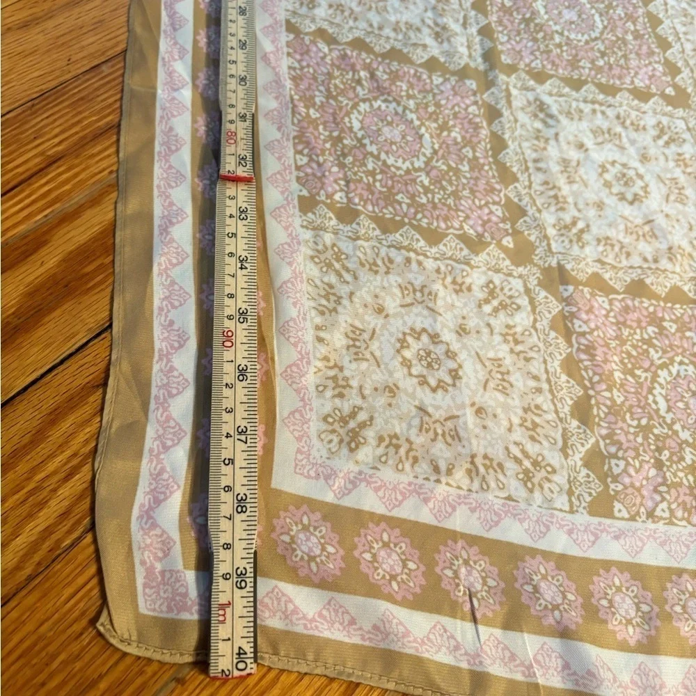 🆘LAST DISCOUNT🆘  Cato Geometric Floral Square Scarf